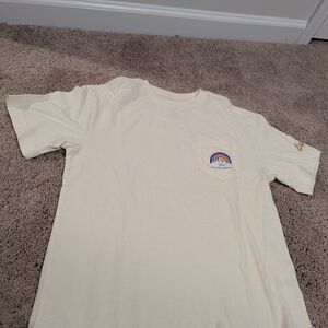 Wonder Nation Cream T-Shirt with Rainbow Pocket